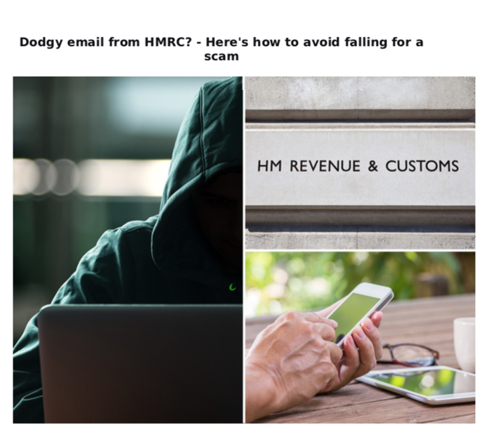 Dodgy Email or Text from the HMRC?